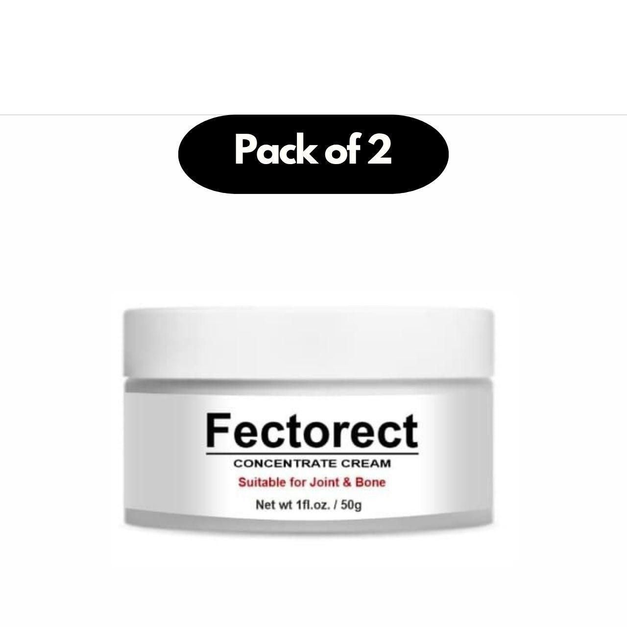 Fectorect Concentrate Cream – Instant Pain Relief Soothing Cream, Advanced Joint, Bone & Muscle Pain Relief Formula (BUY 1 GET 1 FREE)
