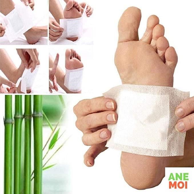 Kinoki Cleansing Detox Foot Pads – Natural Foot Detox Therapy- Ginger & Salt Adhesive Patches for Foot Care, Body Cleansing, Pain Relief, Organic Natural Ingredients(Set of 10)(BUY 1 GET 1 FREE)