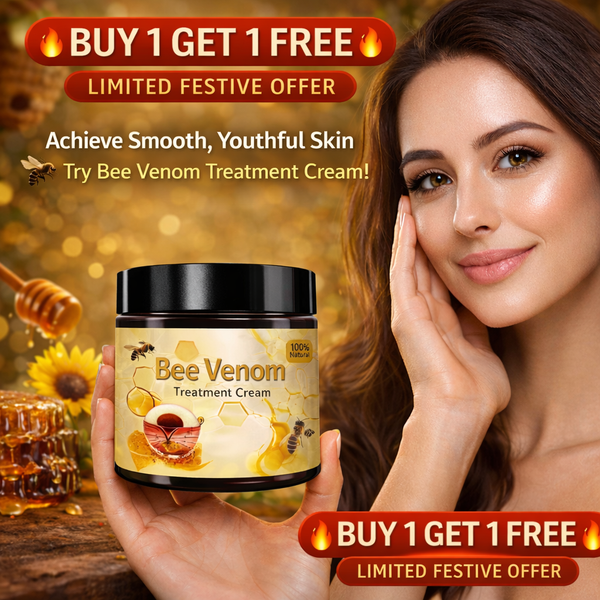 Bee Venom Skin Treatment Cream – Natural Anti-Aging, Wrinkle Repair & Deep Skin Nourishment Formula( BUY 1 GET 1 FREE )
